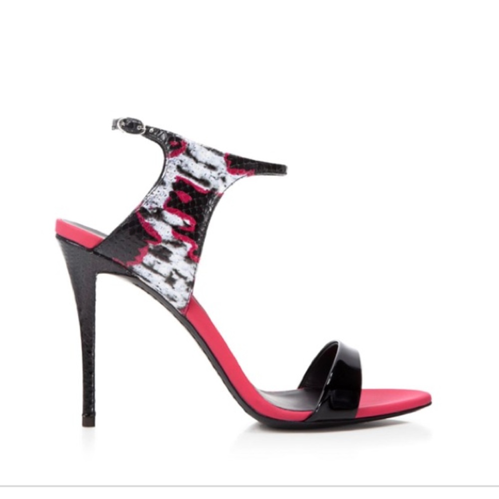 Giuseppe Zonotti Pink and Black Sandal